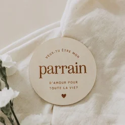 Pastilles en Bois - Parrain