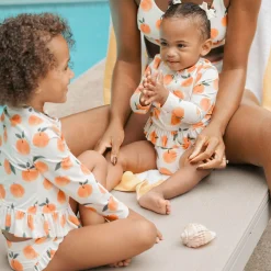 Peaches 2 Piece Long Sleeve Swimsuit 6-24m