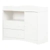 Peek-a-boo Changing Table - Pure White