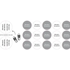 Peel And Stick Name Labels Mini - White