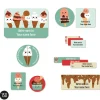 Peel And Stick Name Labels – Ice Cream