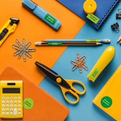 Peel And Stick Name Labels Mini - Green