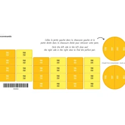 Peel And Stick Name Labels Mini - Yellow