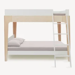 Perch Bunk Bed Full - Natural/ White