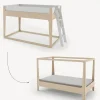 Perch Nest Twin Bed - Natural/ White