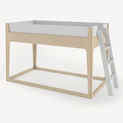 Perch Nest Twin Bed - Natural/ White