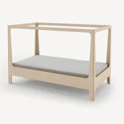 Perch Nest Twin Bed - Natural/ White