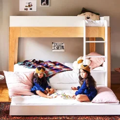 Perch Trundle Bed - White