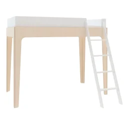 Perch Twin Loft Bed - Natural/ White