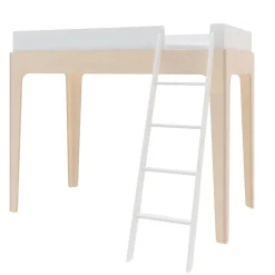 Perch Twin Loft Bed - Natural/ White