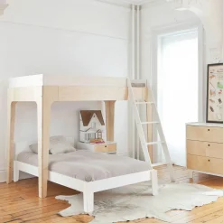 Perch Twin Loft Bed - Natural/ White