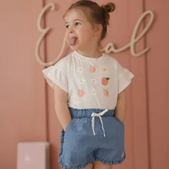 Picnic Chambray Shorts 2-8y
