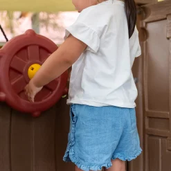 Picnic Chambray Shorts 2-8y