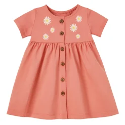 Picnic Coral Dress 3-24m