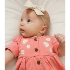 Picnic Coral Dress 3-24m