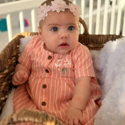 Picnic Striped Dress 3-24m