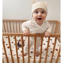 3-Piece Crib Bedding Set - Hedgehogs