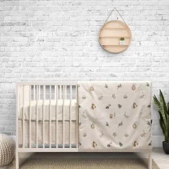 3-Piece Crib Bedding Set - In the Wood