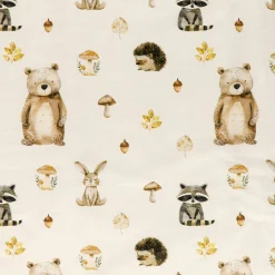 3piece Crib Bedding-dove Fores