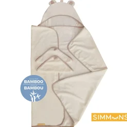 3Pieces Bath Set with Hooded Towel - Moon