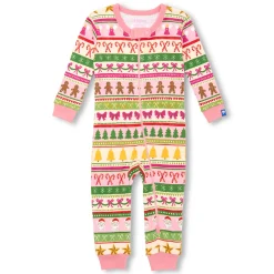 Pink Fair Isle Pajama 3-24m