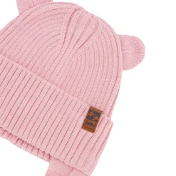 Pink Knit Hat 6-24m