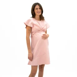 Pink Maternity Dress