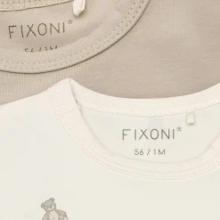 2pk Bear Bodysuit P-24m