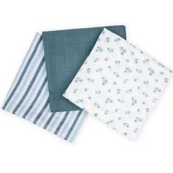 3pk Blueberries-cotton Muslin