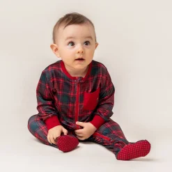 Plaid Pajamas 6-24m