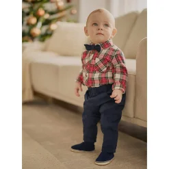Plaid Shirt Set 3-24m