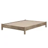Platform Double Bed on Legs - Munich Weathered Oak