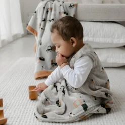 Plush Night Bag 0-36 months - Trucks