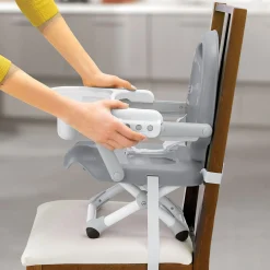 Pocket Snack Booster Seat - Grey