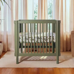 Pogo 8-in-1 Convertible Crib with All-Stages Conversion Kits - Olive