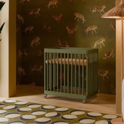 Pogo 8-in-1 Convertible Crib with All-Stages Conversion Kits - Olive