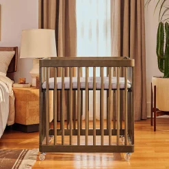 Pogo 8-in-1 Convertible Crib with All-Stages Conversion Kits - Natural Walnut
