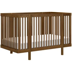 Pogo 8-in-1 Convertible Crib with All-Stages Conversion Kits - Natural Walnut