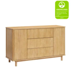 Pogo Tambour Assembled Dresser - Honey