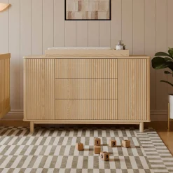 Pogo Tambour Assembled Dresser - Blonde