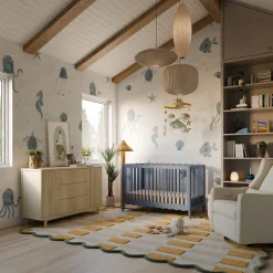 Pogo Tambour Assembled Dresser - Blonde