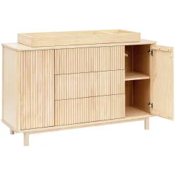 Pogo Tambour Assembled Dresser - Blonde