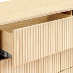 Pogo Tambour Assembled Dresser - Blonde