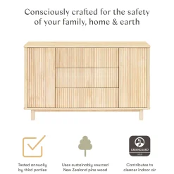 Pogo Tambour Assembled Dresser - Blonde