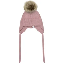 Pompom Knit Beanie 6-24m