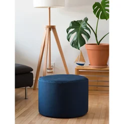 Pouf Ottoman - Navy Blue