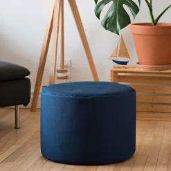 Pouf Ottoman - Navy Blue
