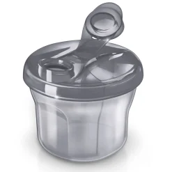 Powder Formula Dispenser + Snack Cup - Grey