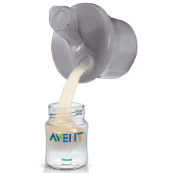 Powder Formula Dispenser + Snack Cup - Grey