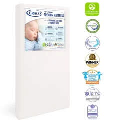 Premium Foam Crib and Toddler Mattress